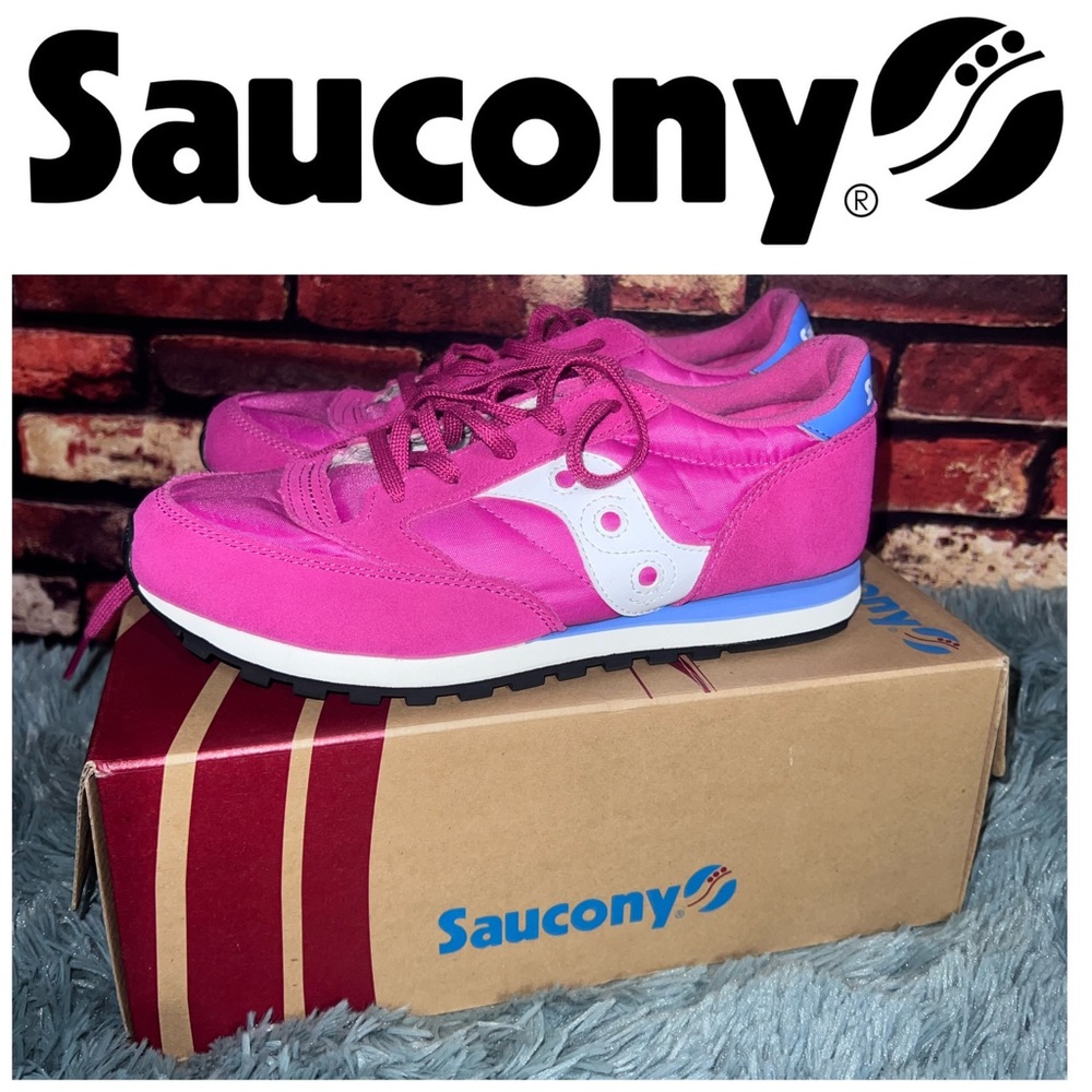 SAUCONY JAZZ ORIGINAL MAGENTA SIZE 6 shoes sneakers girls